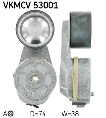 Galet tendeur de courroie d'accessoire SKF VKMCV 53001